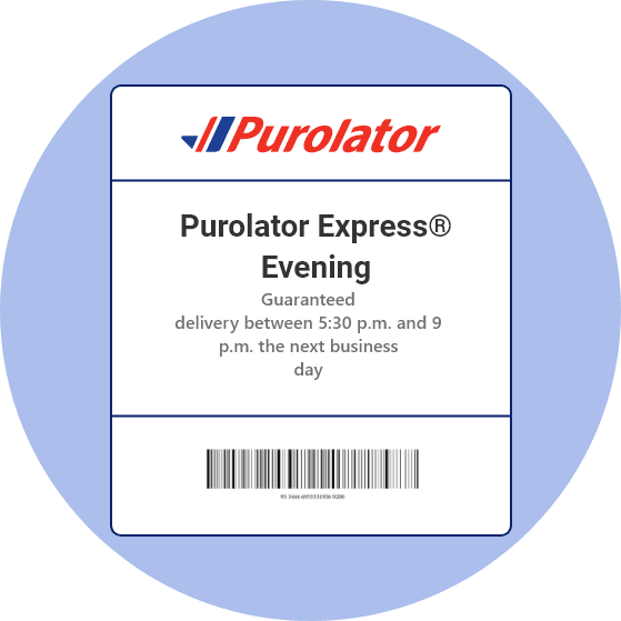 Purolator Ground 9AM