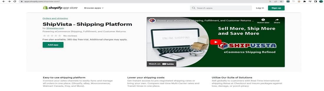 CHEAPEST SHIPPING SOLUTION FOR YOUR SHOPIFY STORE | SHIPVISTA CANADA